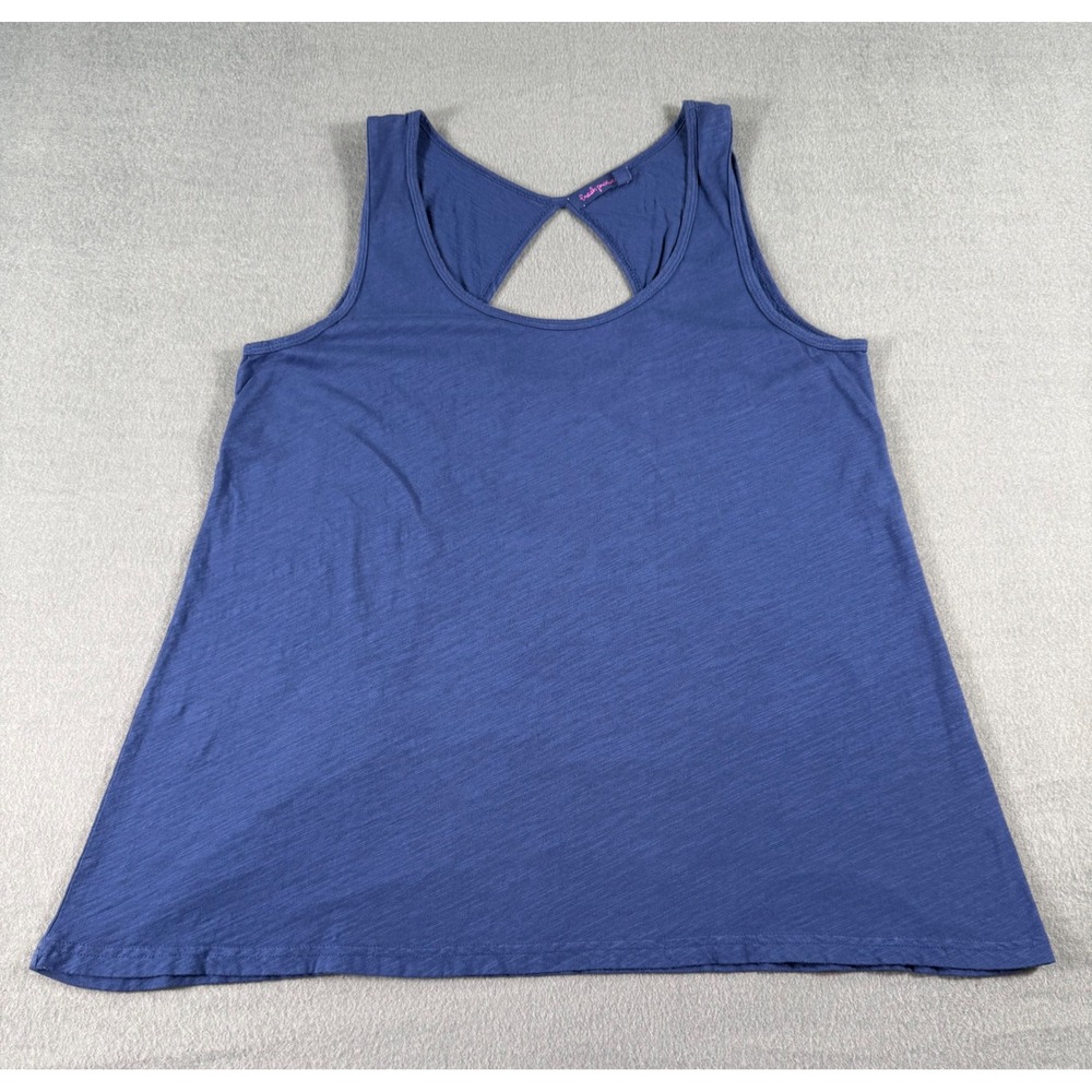 Vintage Fresh Produce Chloe Tank Top Women's M Cotton USA Y2K 90s Summer Coastal
